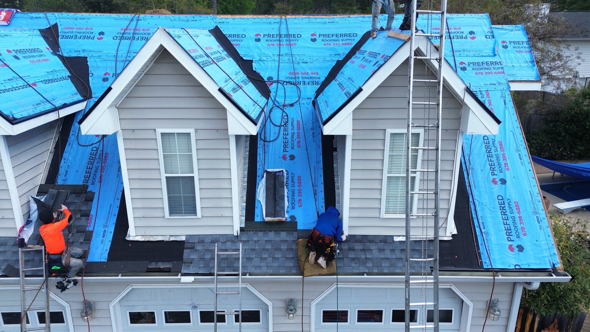 Full roof replacement by Sallem LLC, Roofing in Atlanta GA
