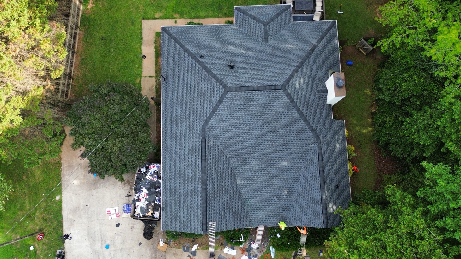 Completed roof by Sallem LLC, Roofing in Atlanta GA
